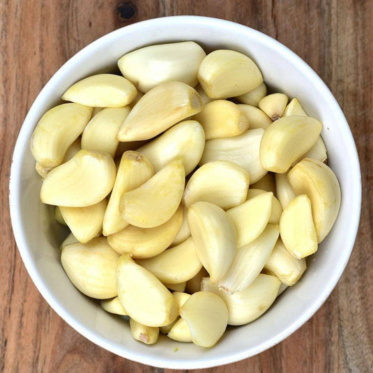 Peeled Garlic 500gm - Veggie Fresh Papanui