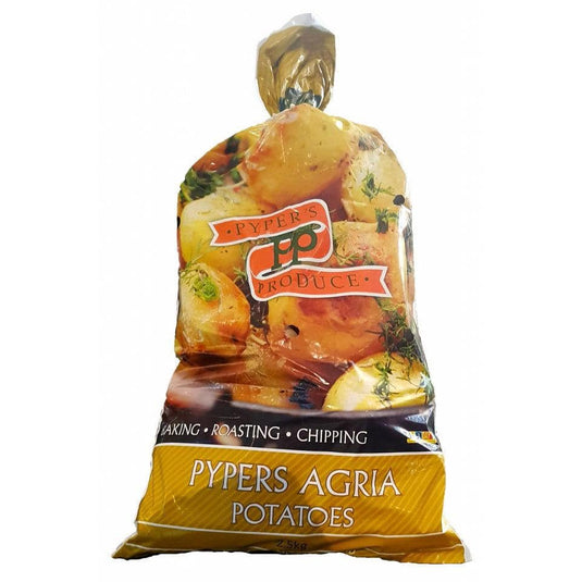 Pypers Agria Potato 2.5kg - Veggie Fresh Papanui